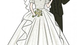 新娘漫画图片,甜蜜婚礼的温馨瞬间